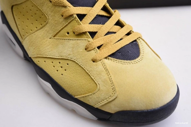 Rep TBkick 6 X SCOTT AIR YELLOW CN1084-300 JORDAN TRAVIS 0630